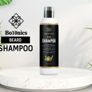 BO10NICS Hydrating Beard Shampoo – Sulfate-Free Shampoo with wheat protein and shea butter. Ideal for cleansing and moisturizing beard for a healthy beard growth 4fl oz