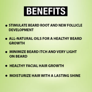 Alternative view of BO10NICS Organic Beard Serum – Natural Beard Growth Oil with Plant Oils and Vitamins – Professional Beard Serum for Hair Regrowth, Fuller and Thicker Beard – Reduce Breakage and Intense Moisturizing – 4fl oz